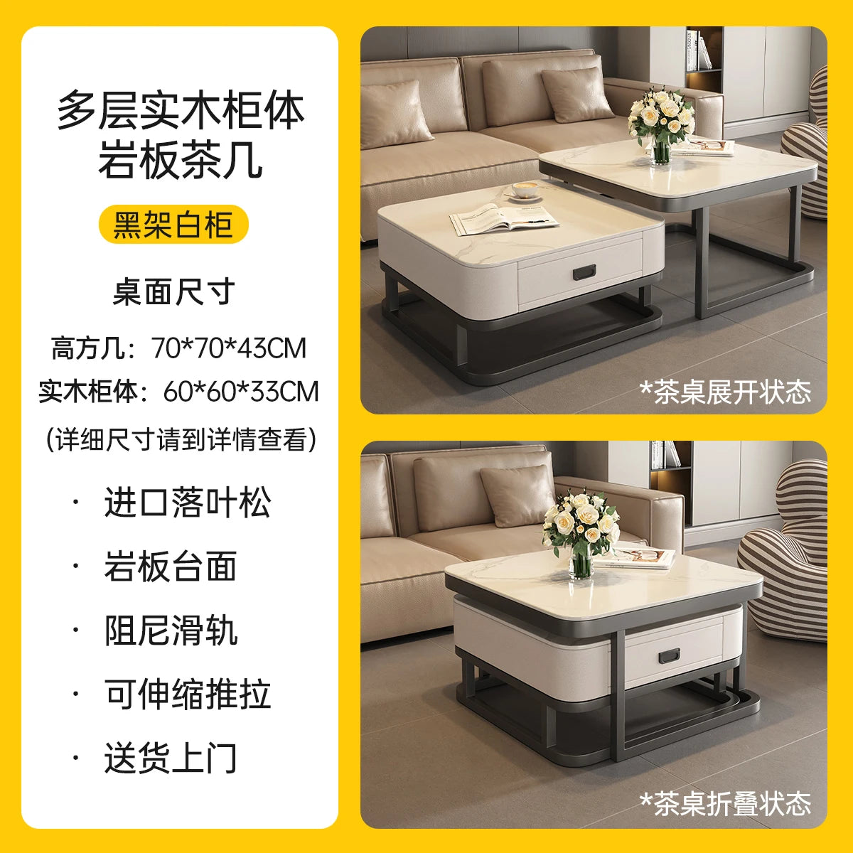 Small Space Saving Coffee Table Aesthetic Cheap Minimalist Unique Italian Clear Side Table Writing Meubles Ornaments Home Decor