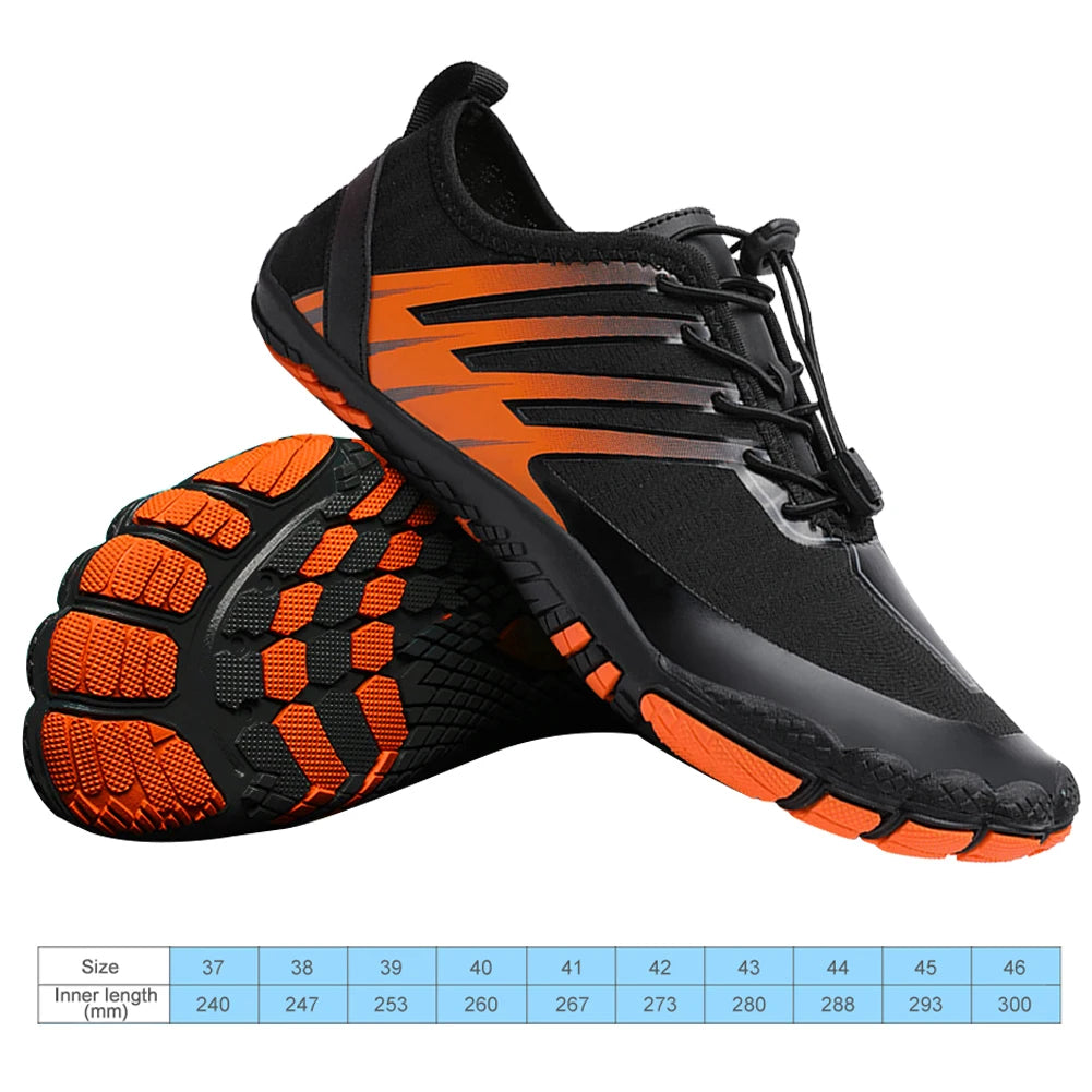 Wading Shoes Barefoot Diving Shoes Quick Dry Beach Shoes Anti Slip Hiking Walking Shoes Breathable for Fishing Diving Surfing