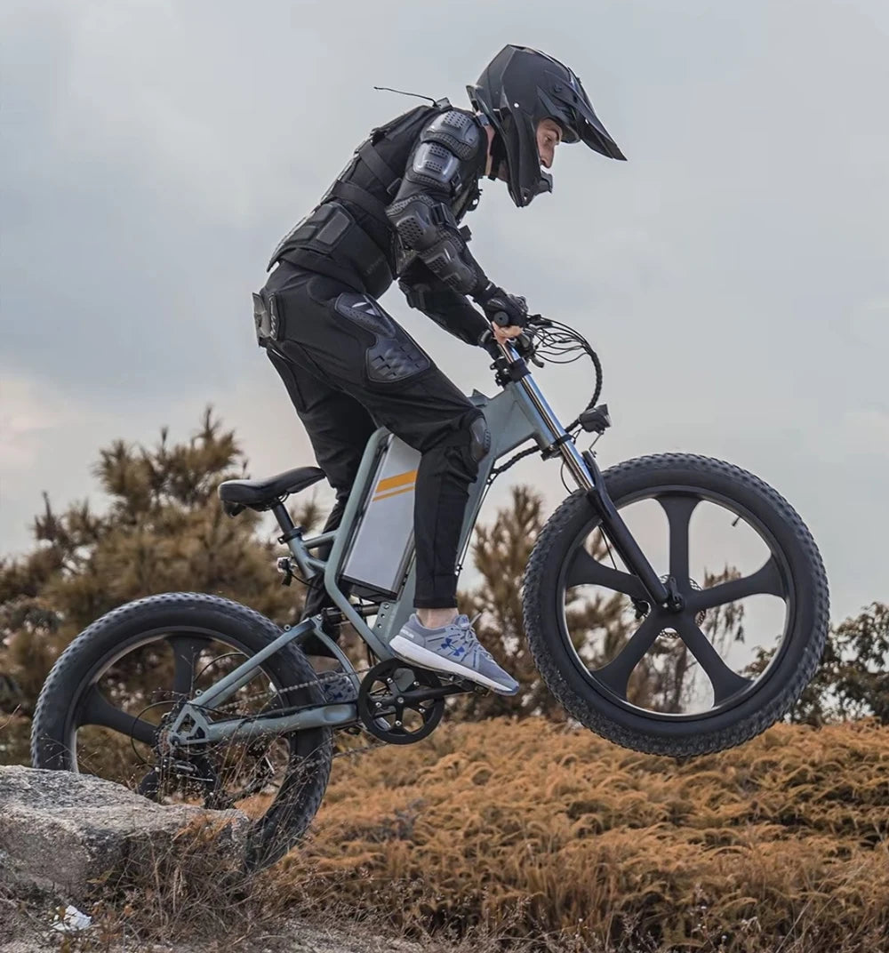 COSWHEEL 26Inch Electric Bike Off Road Mountain bike Electric Motorcyle Fat bike E Bike 1500w 48V 25Ah Removabel Battery