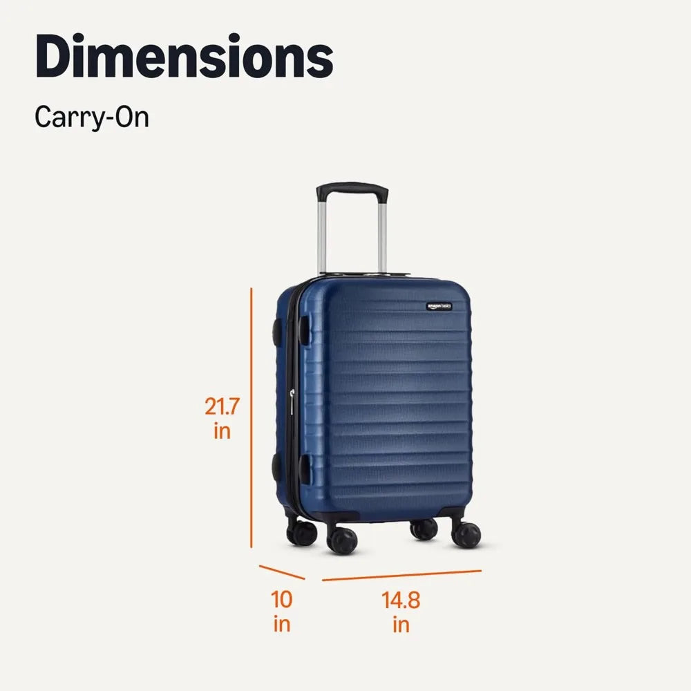 21-Inch Hardside Carry-On Luggage, Hardshell Suitcase With Wheels, Expandable For Up to 25% More Space, With Scratch-Resistant