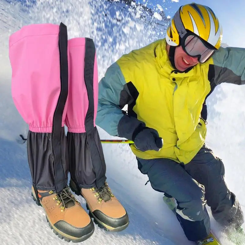 Outdoor Skiing Camping Hiking Climbing Waterproof Anti-sand Windproof Snow Leg Gaiters Lightweight Shoe Gaiters for Men Women