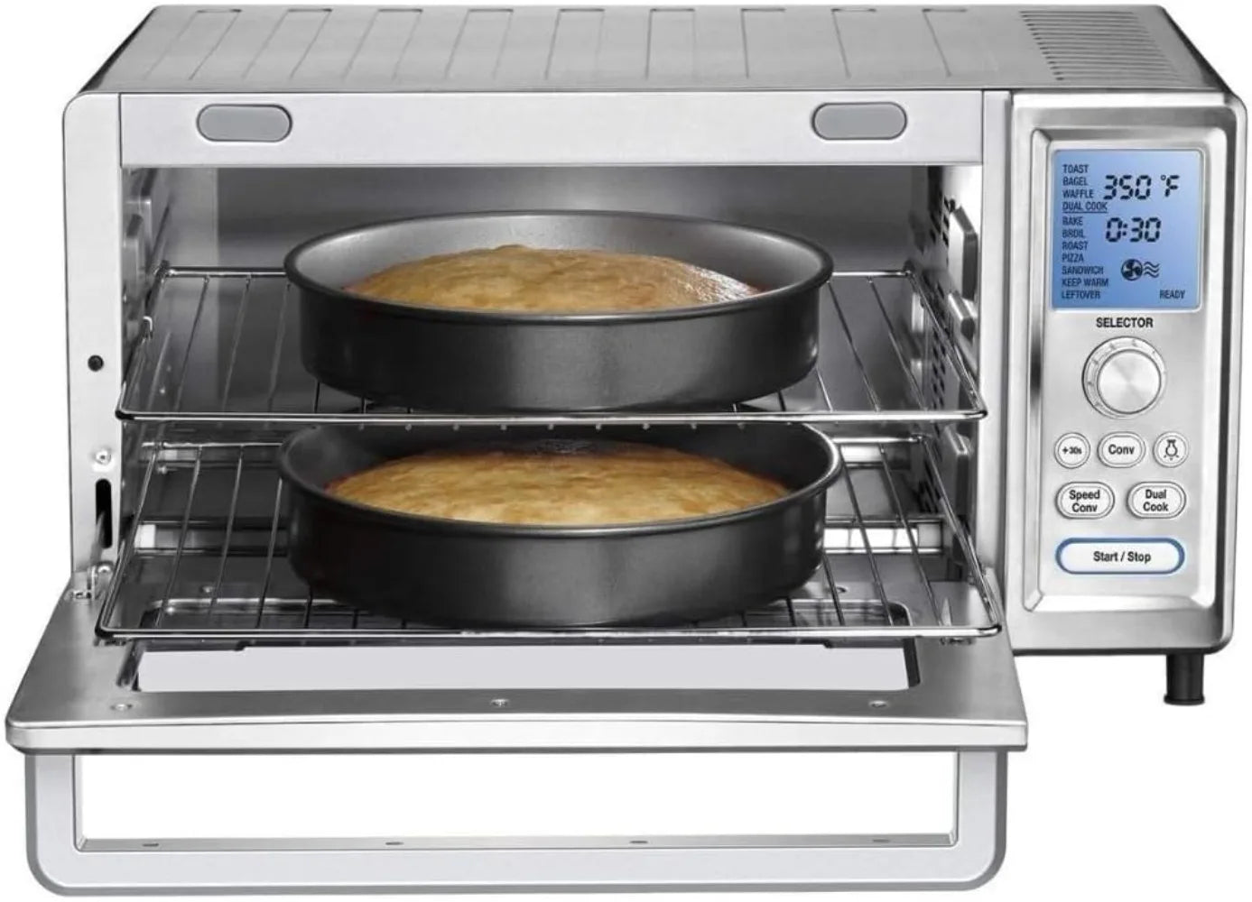 Cuisinart Convection Toaster Oven, Stainless Steel, 16.93"D x 20.87"W x 11.42"H, TOB-260N1
