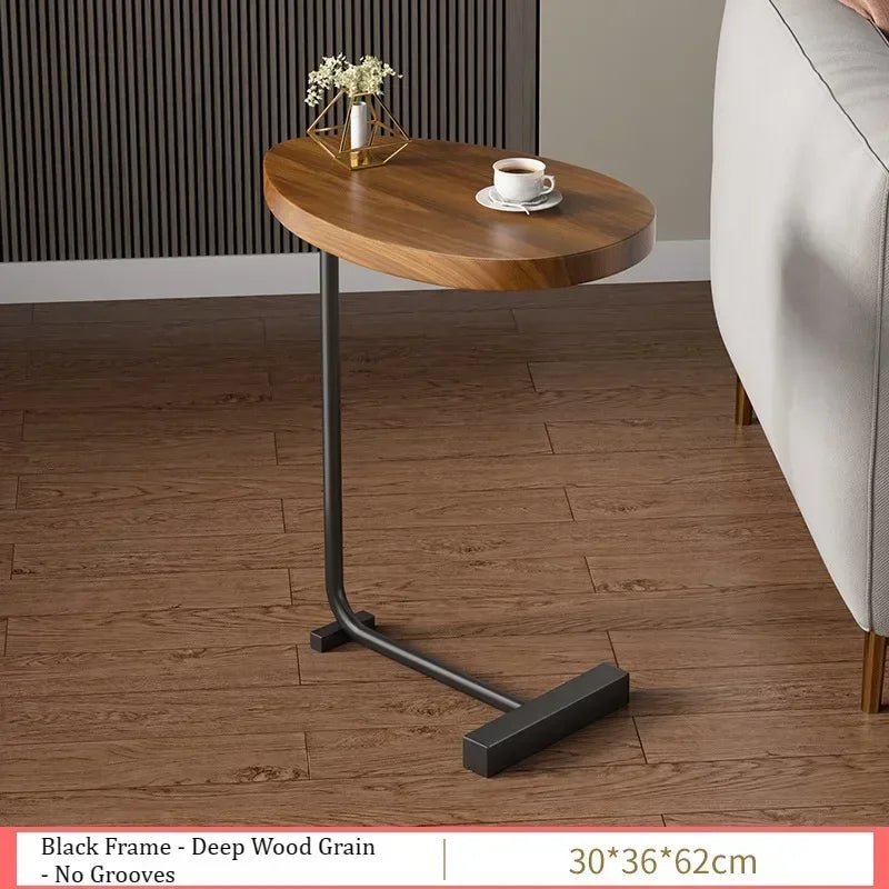 Coffee Tea Table Side Table C-Shaped Sofa Simple Mobile Storage Desk Bedside Corner Small Sofa Sides Cabinet Family Tea Tables