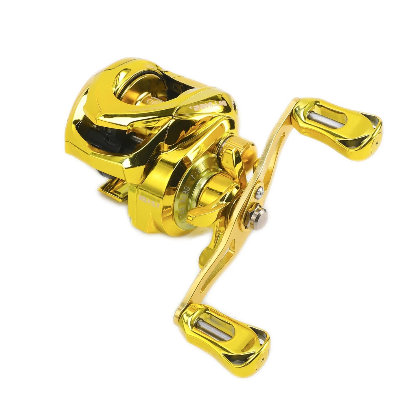 GD Series 7.2 1 Gear Ratio Baitcasting Reel, Stainless Steel 5+1 BB Fishing Reel With 18lb/8.16kg Max Drag, Fishing Ta Reel knob