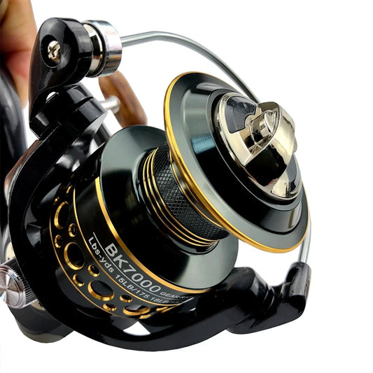 Spinning Reel 2000 - 7000 Ultralight Max Drag 12kg 5.2 1/4.7 1 Surfcasting Fishing Reel Spin Saltwater Jigging Reels