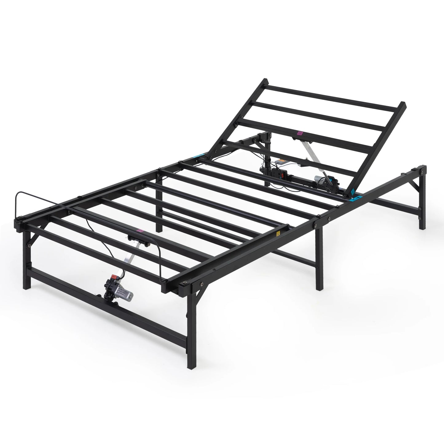 Twin XL Electric Adjustable Bed Frame, Bed Base with Wired Remote, Adjustable Bed Frame Lifter Suitable for Pregnant Woman