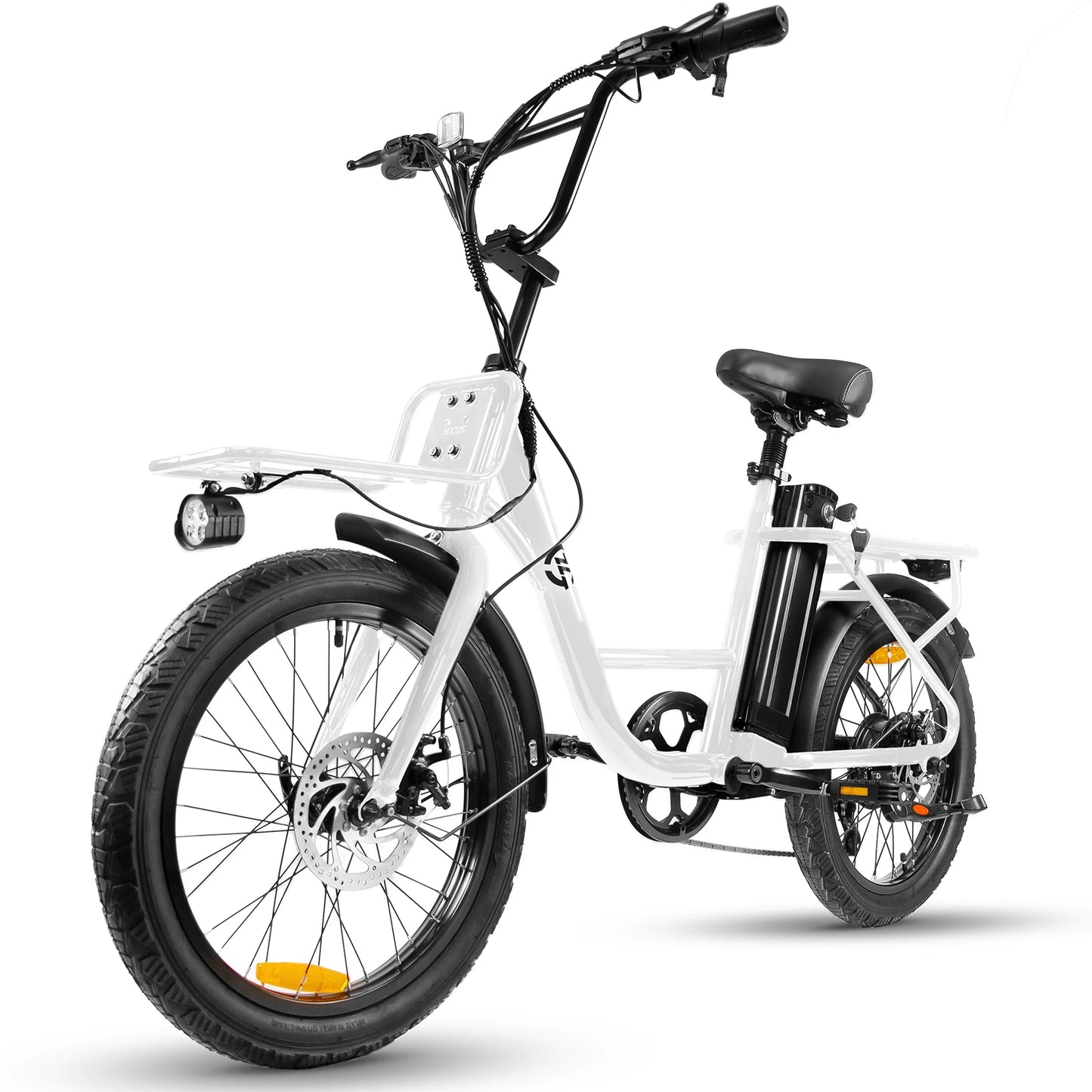 Adult electric bicycle 750W motor 7-speed adjustable, 26MPH 22mph range, front and rear disc brakes, multi terrain riding electr