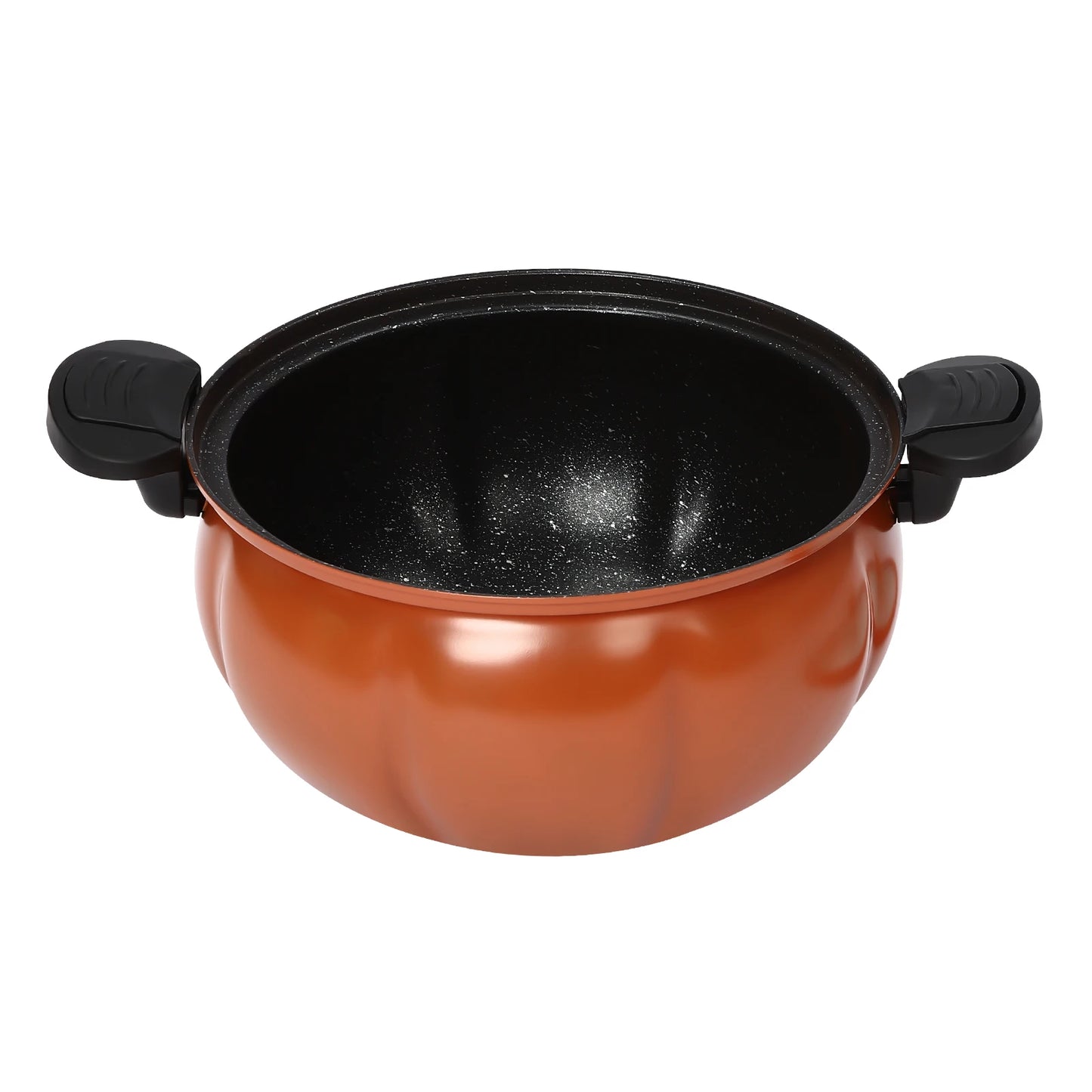 8L Micro Pressure Cooking Pot Pumpkin Shaped Pressure Cooking Pot Multifunctional Non Stick Pot Gas Stove Universal Soup Pot