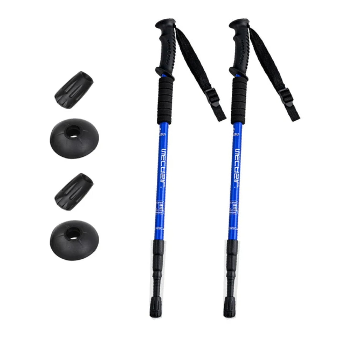 Aluminium Alloy Trekking Poles Ultralight Adjustable slip Nordic Walking Sticks Adult Hiking Canes Telescopic Alpenstocks