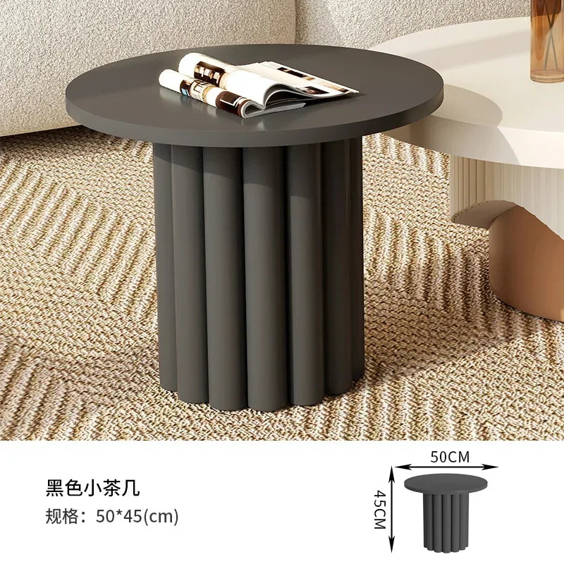 Cute Modern Coffee Tables Premium Space Saving Luxury Round Side Table Aesthetic Minimalist Mesa De Centro De Sala Furniture
