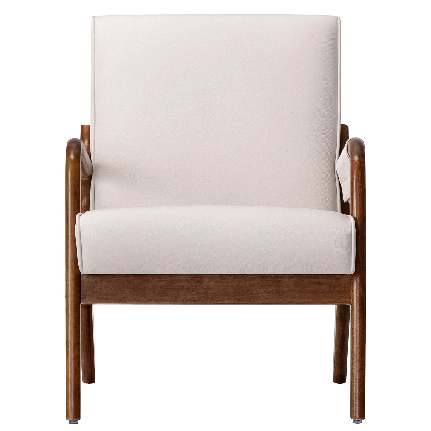 Modern Accent Mid Century Living Room Chairs with Lumbar Pillow Upholstered Comfy Rocking Chair With Wood Frame For Bedroom