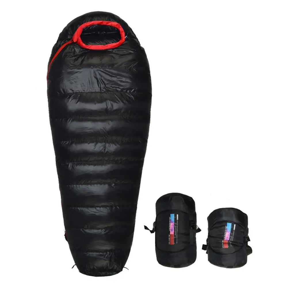 Camping Sleeping Bag Outdoor Lightweight 4 Season Warm Cold Envelope Backpacking Sleeping Bag Traveling Hiking Down Sleeping Bag