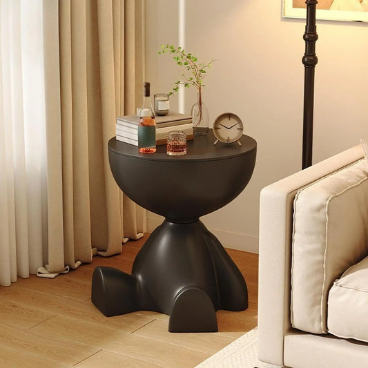 Side Table Flat Head Bedside Table Household Sofa Side Rack Bedroom Balcony Movable Mini Table Small Apartment Movable Tea Table