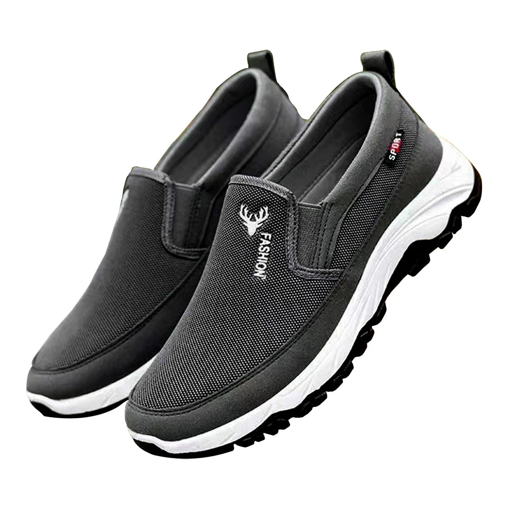 Men Penny Boat Shoes Sports Shoes Slip On Running Hiking Sneakers Non-Slip Comfortable for Outdoor Activity Hiking Walking