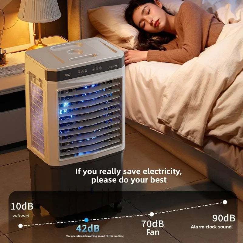 Fan Refrigeration Household Air Cooler Small Water Cooling  Mobile Industrial Water Air Conditioner Kitchen Air Conditioner Fan