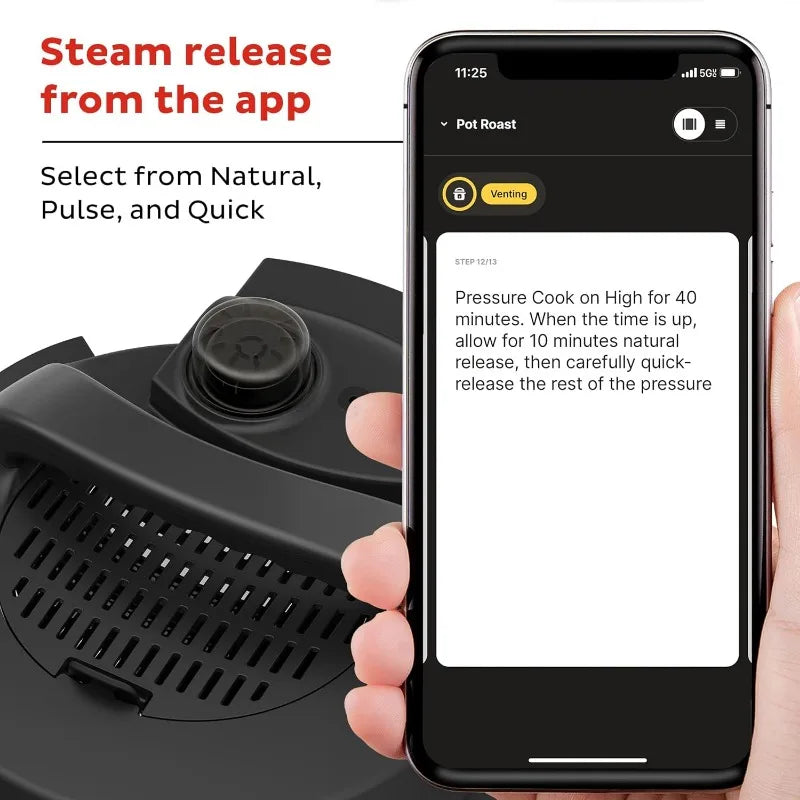 Instant Pot Pro Plus Wi-Fi Smart 10-in-1, Pressure Cooker, Slow Cooker, Rice Cooker, Steamer, Sauté Pan, Yogurt Maker, Warmer