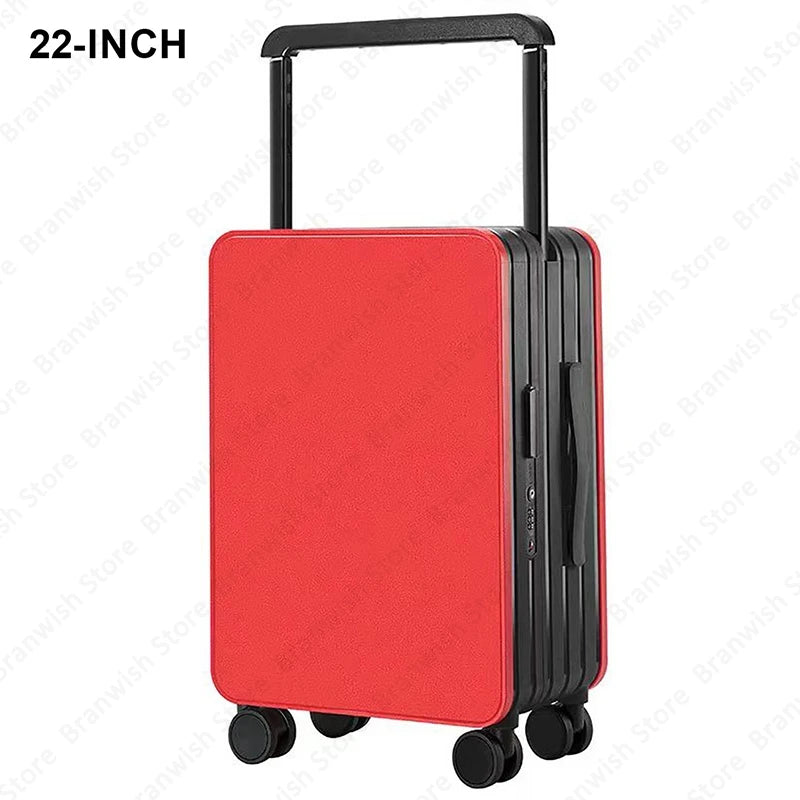 Basics Suitcase Trolley Case With TSA Lock Travelling Suitcase Wide Trolley Luggage With Spinner Wheels 22Inch Rolling Luggage