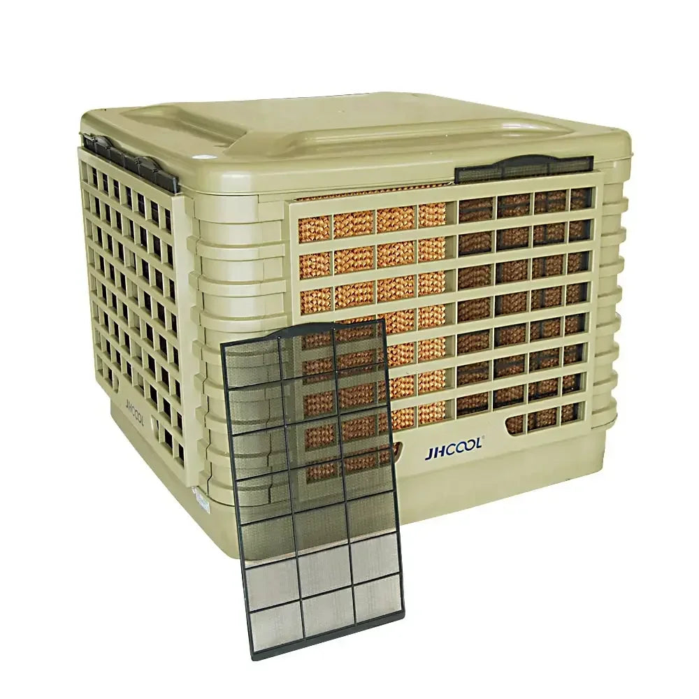 Air Curtain MachineJHCOOL 220volt Symphony Water Industrial Chiller Cooling Axial Swamp Ducted 18000cmh Evaporative Air Cooler W