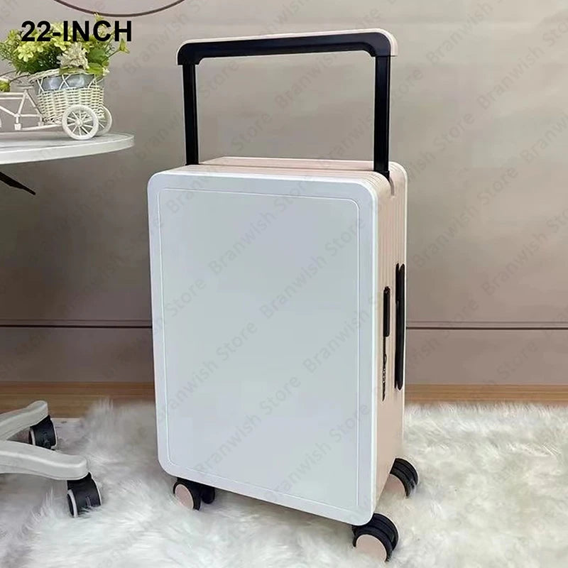 Basics Suitcase Trolley Case With TSA Lock Travelling Suitcase Wide Trolley Luggage With Spinner Wheels 22Inch Rolling Luggage