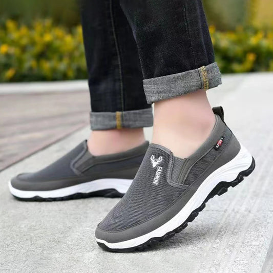 Men Penny Boat Shoes Sports Shoes Slip On Running Hiking Sneakers Non-Slip Comfortable for Outdoor Activity Hiking Walking