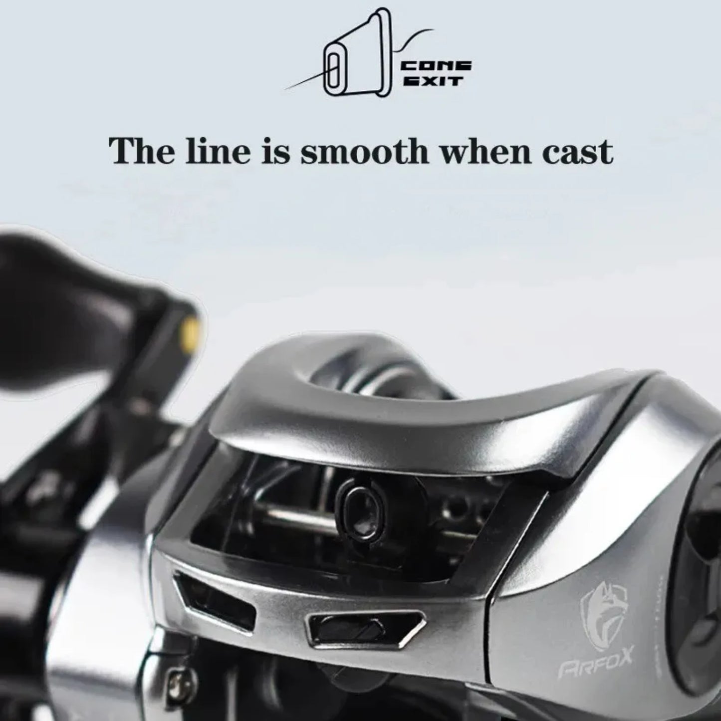 Generation Baitcasting Reel  Braking System 7.3 1 Gear Ratio 5+1 Ball Bearings 8KG Max Drag Fishing Coil