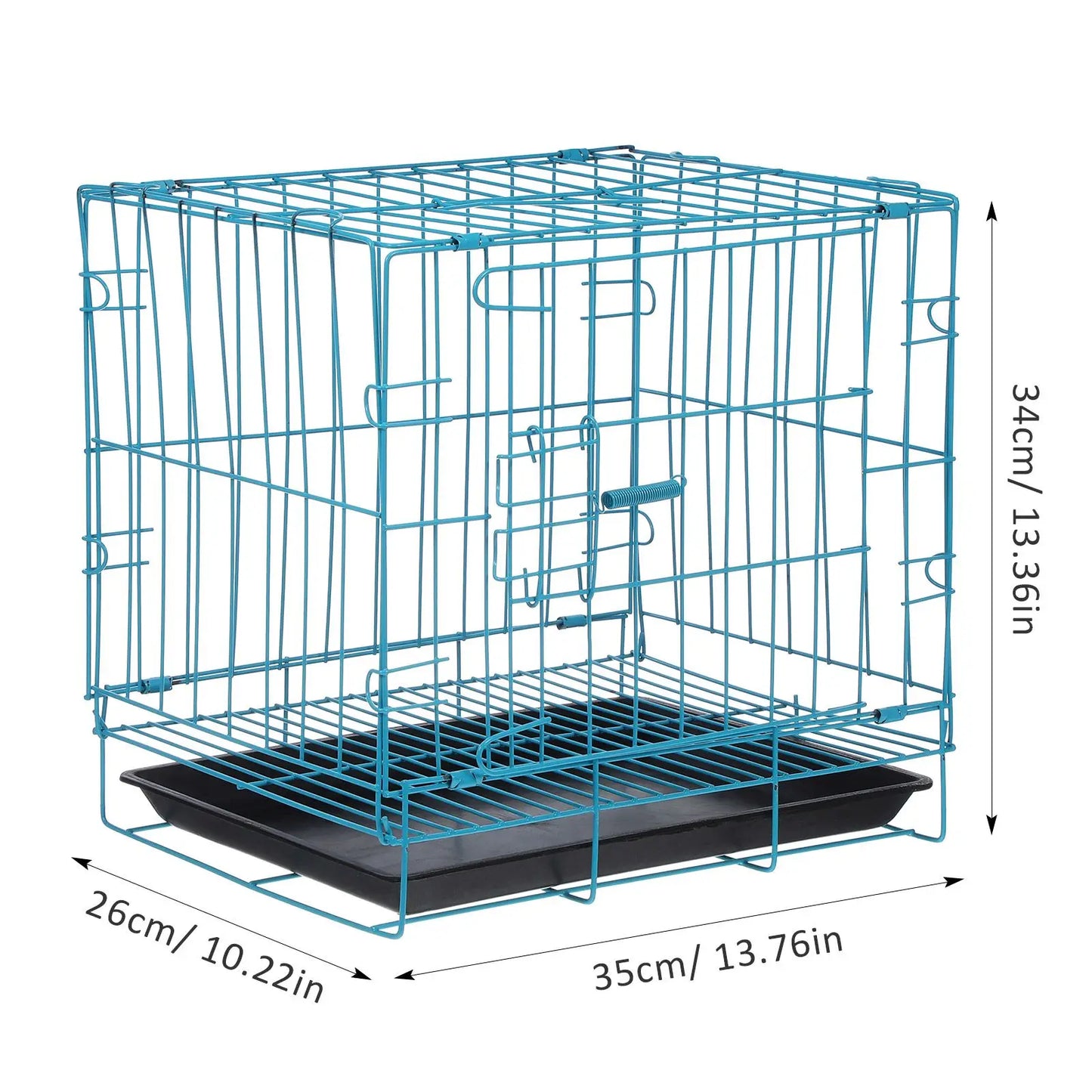 Pet Cage House Small Dog Kennel Indoor Metallic Line Folding Child Cages for Dogs