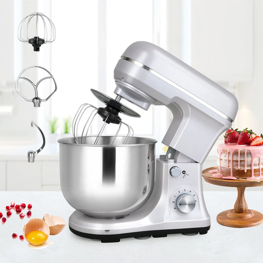 Kitchen 5QT 300W Bread Cake Maker Electric Food Mixers Dough Mixer Cake Food Stand Mixer