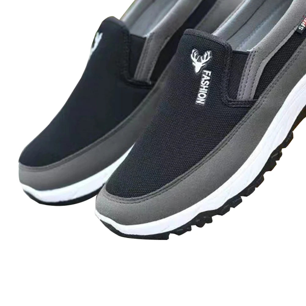 Men Penny Boat Shoes Sports Shoes Slip On Running Hiking Sneakers Non-Slip Comfortable for Outdoor Activity Hiking Walking