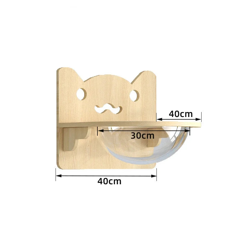 Wooden Wall Climbing Set for Cat, Tree Tower, Pet Accessories, Training Supplies, DIY, Match Your Own, Villa, Products