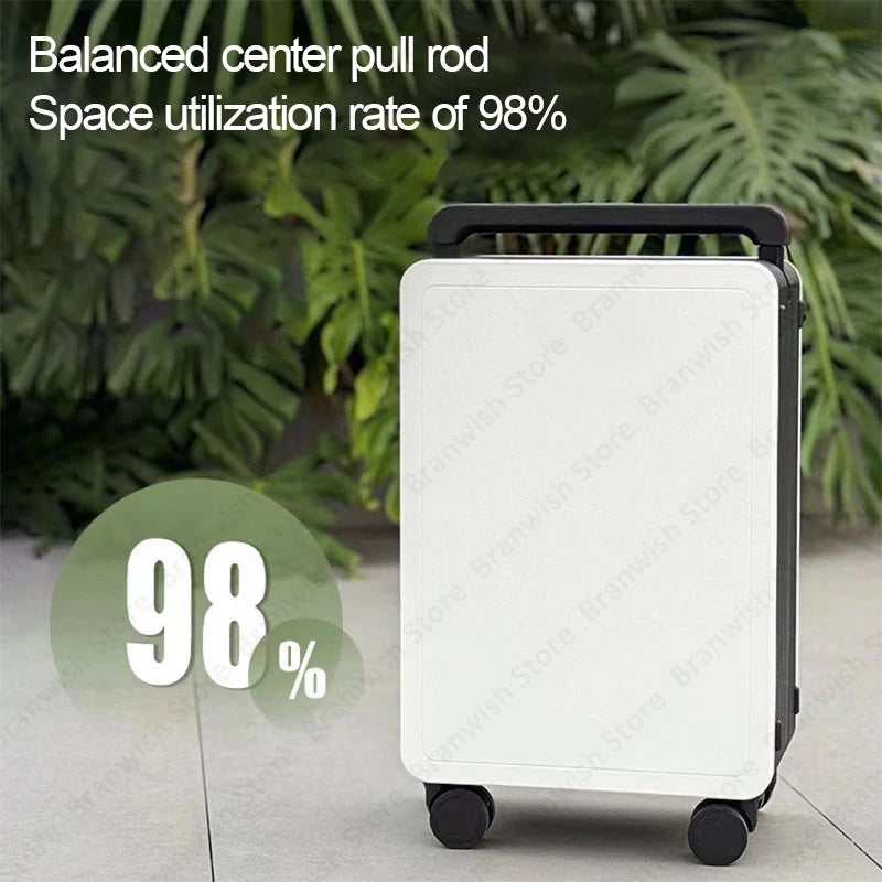 Basics Suitcase Trolley Case With TSA Lock Travelling Suitcase Wide Trolley Luggage With Spinner Wheels 22Inch Rolling Luggage