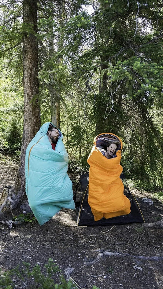 All Weather Bag for Adults and Kids, Camping Made Easy and Warm, Travel Sack Included Sleeping Bags