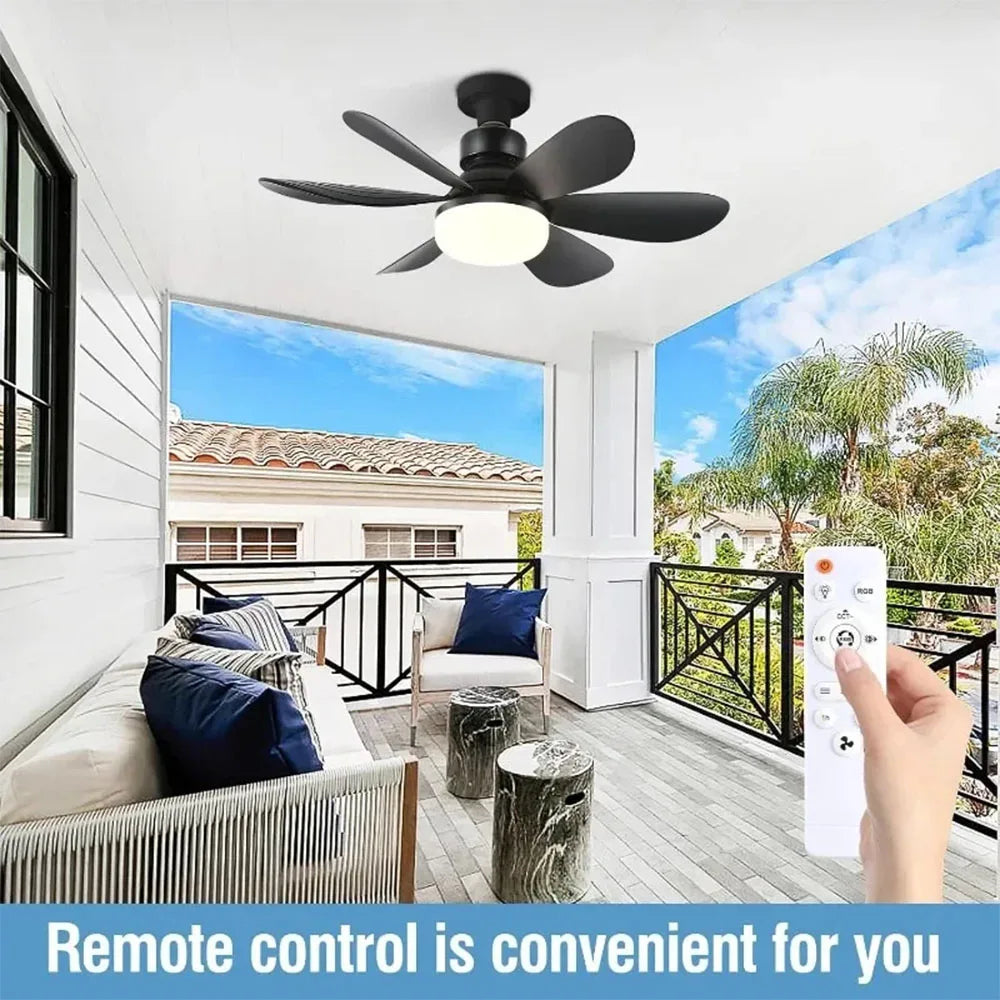 Modern Ceiling Fan Sealing Fan Apartment Bedroom Living Room Interior Air Circulation Ceiling Circulator Circulite