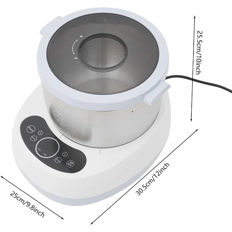 Electric Dough Maker with Ferment Function, Dough Mixer Machine Flour Kneading Machine for Pizza Bread Kitchen Stand Mixers
