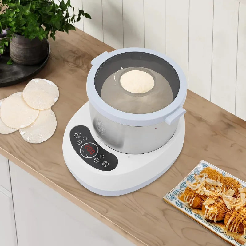 Electric Dough Maker with Ferment Function, Dough Mixer Machine Flour Kneading Machine for Pizza Bread Kitchen Stand Mixers