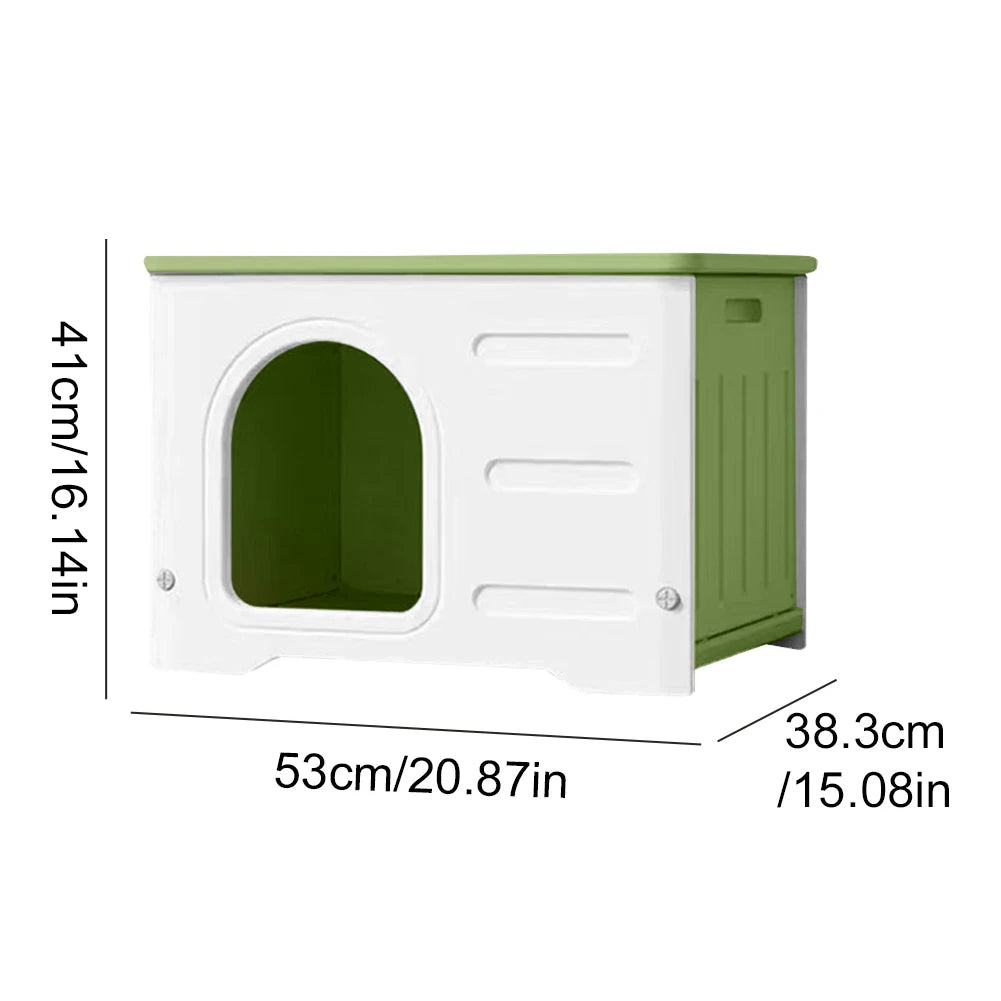 Cat Dog Nest Windproof Rainproof Cozy House for Small Pets Four Seasons Universal Shelter Stray Waterproof Pet Shelter