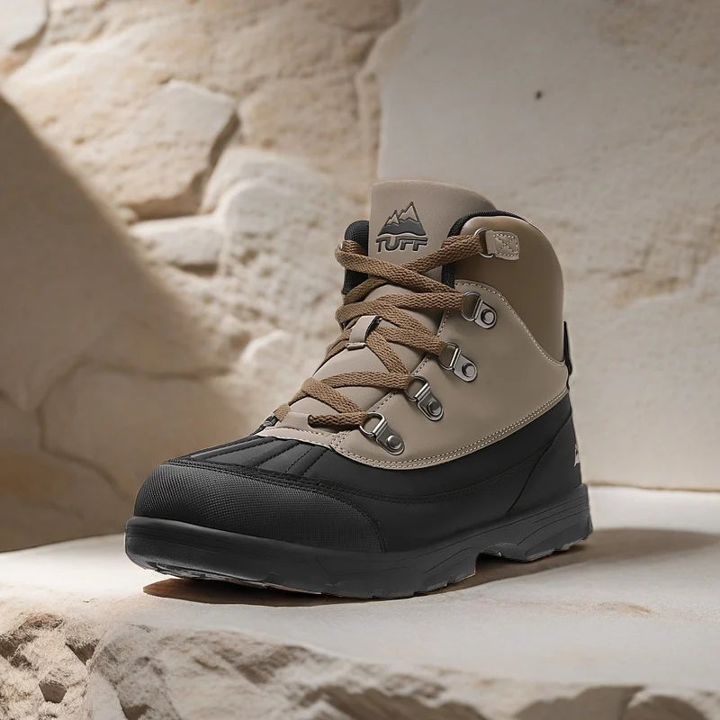Men's Hiking Boots High Tops Comfortable Lace-up Sports Boots Outdoor Hiking Shoes