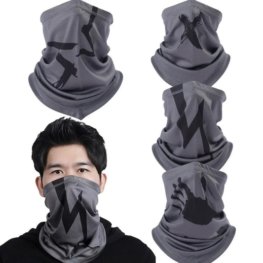 Cycling Half Face Mask Scarf Cover Outdoor Breathable Fishing Hiking Motorcycle Scarf Riding Biker Windproof Neck Gaiter
