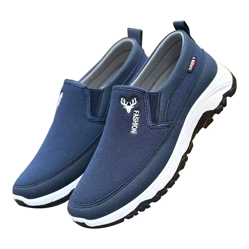Men Penny Boat Shoes Sports Shoes Slip On Running Hiking Sneakers Non-Slip Comfortable for Outdoor Activity Hiking Walking
