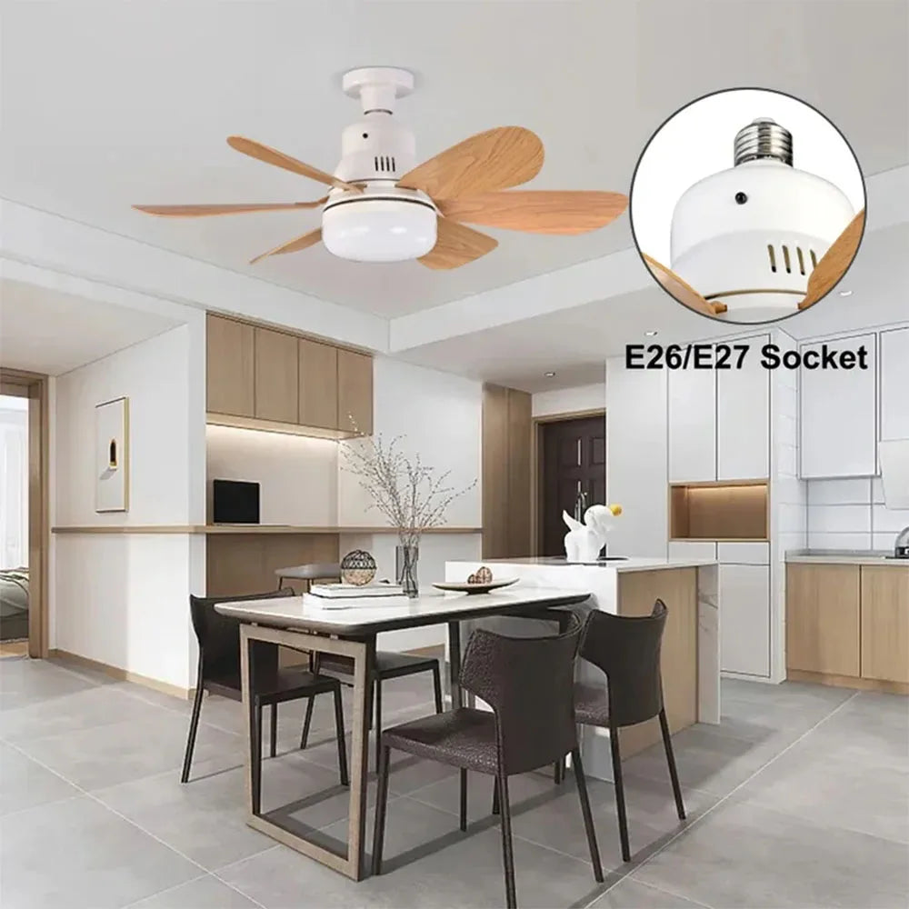 Modern Ceiling Fan Sealing Fan Apartment Bedroom Living Room Interior Air Circulation Ceiling Circulator Circulite