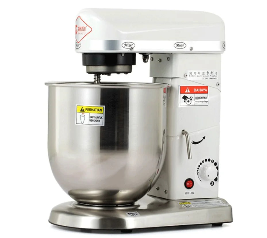 220V 7L/10L Electric Stand Professional Dough Mixer Commercial Household Planetary Mixer Egg Beater Bread High Quality Mixer