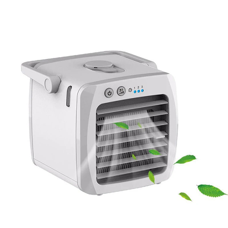 Personal air Conditioner Rechargeable Air Cooler with 2 Freezing Boxes Small Air Conditioner Cooler